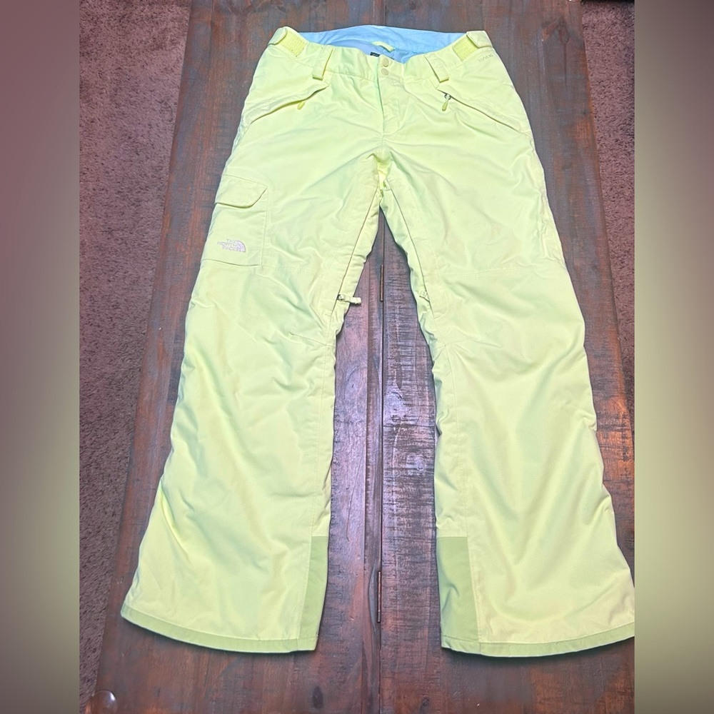 The North Face Women’s Ski Snowboard Pants - Large / Neon Yellow!